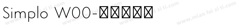 Simplo W00字体转换
